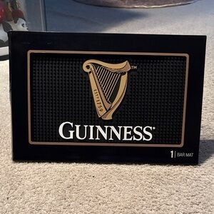 Guinness Black and Gold Bar Mat